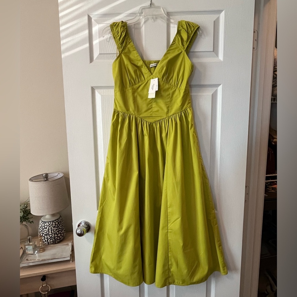 A&F Cap Sleeve Corset Midi